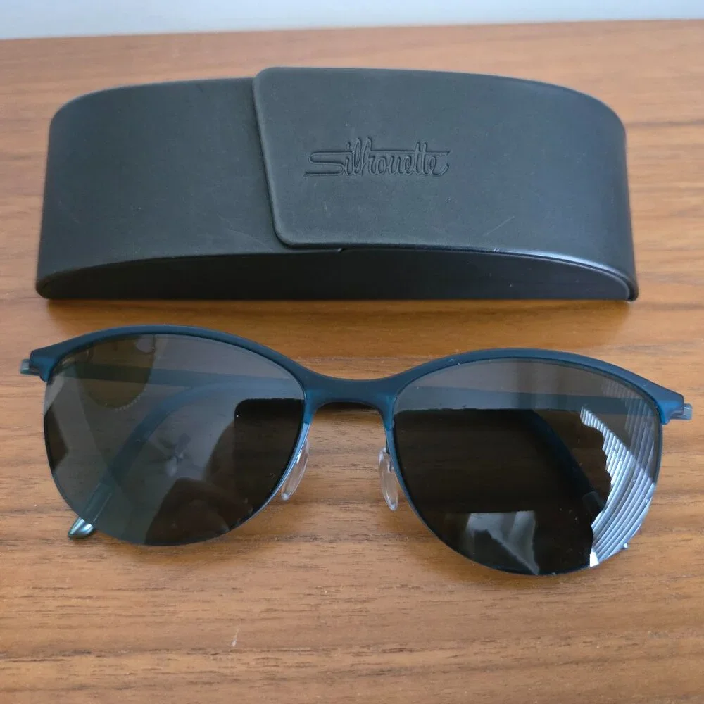 Silhouette Unisex Eyeglasses Frames and Case, SPX 1574